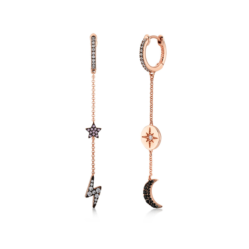 Gipsy Galaksy, Sterling Silver Earrings Set.