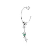 Gipsy Sea, Sterling Silver Earring (Sold INDIVIDUALLY).