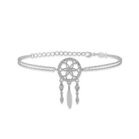 Dream Catcher, Sterling Silver Bracelet.