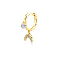 Luna, Sterling Silver Earring (Sold INDIVIDUALLY).