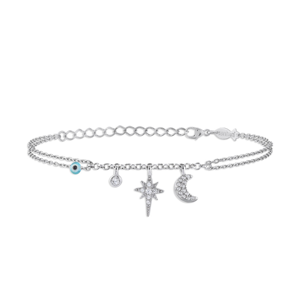 Starry Night, Sterling Silver Bracelet.