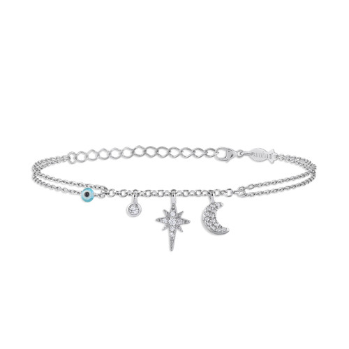 Starry Night, Sterling Silver Bracelet.