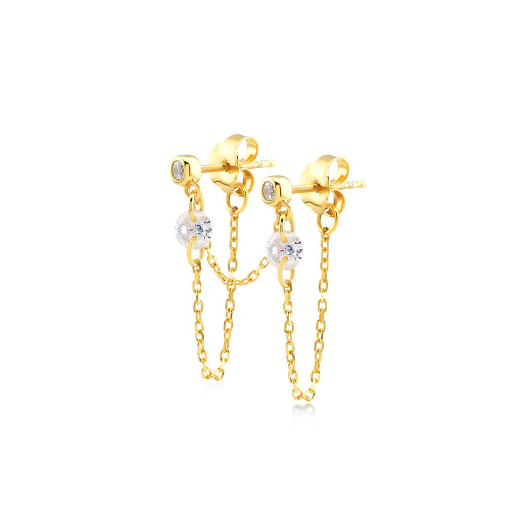 Felicity, Sterling Silver Earring (Sold INDIVIDUALLY).