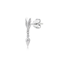 Flying Plumb, Sterling Silver Earring (Sold INDIVIDUALLY).