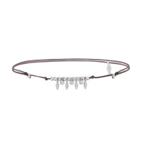 Gigi, Sterling Silver Anklet (String).