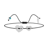 Mom&Baby Cuore, Sterling Silver Bracelet (String).