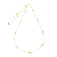 Mini Magic Disk, Sterling Silver Necklace.