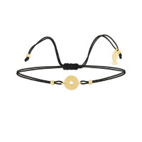 Mini Magic Disk, Sterling Silver Bracelet (String).