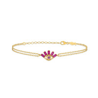 Eyefull, Sterling Silver Bracelet.