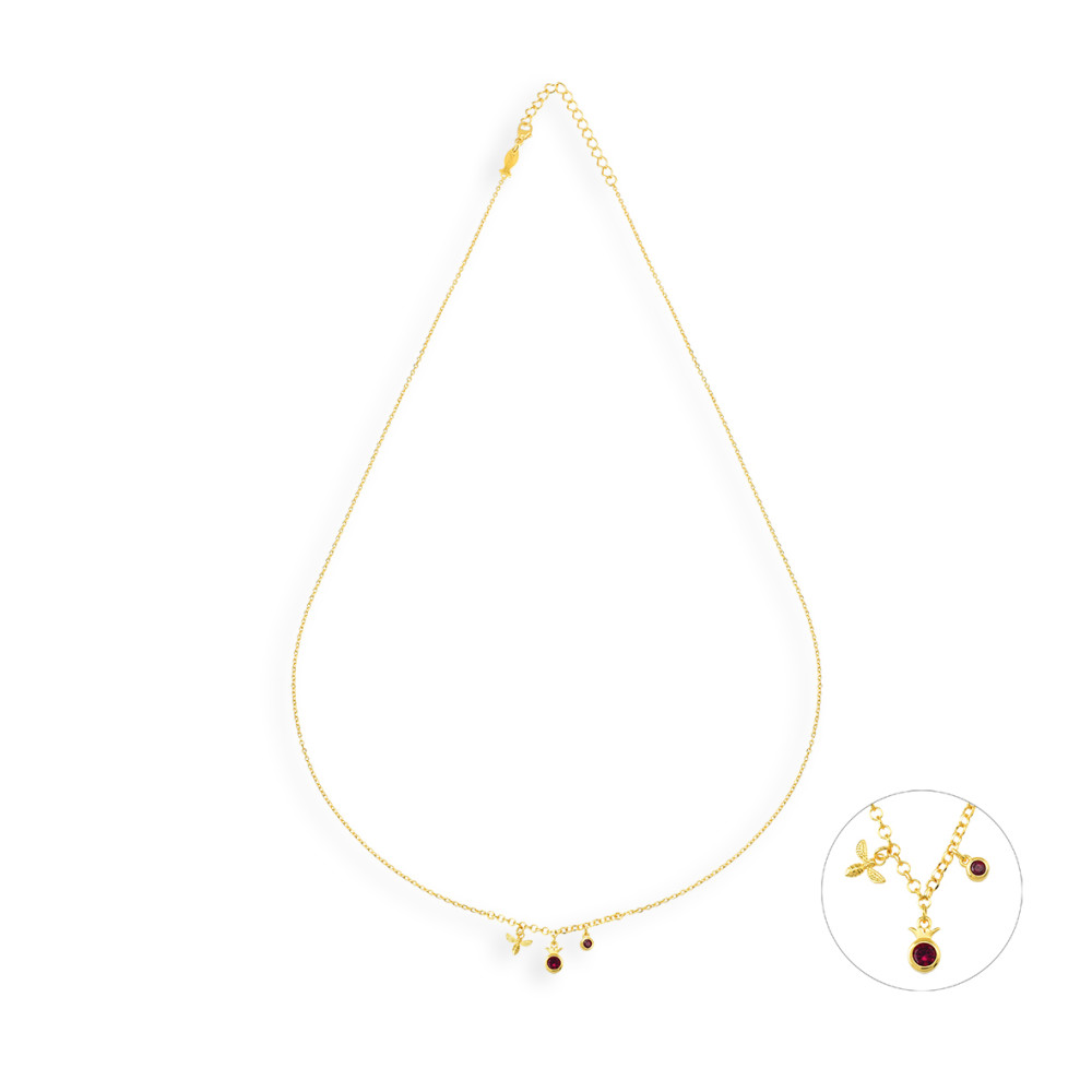 Melagrana, Sterling Silver Necklace.