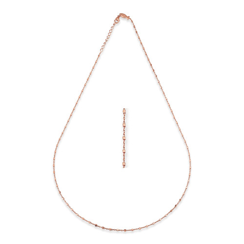 Cubi Luminosi, Sterling Silver Chain.