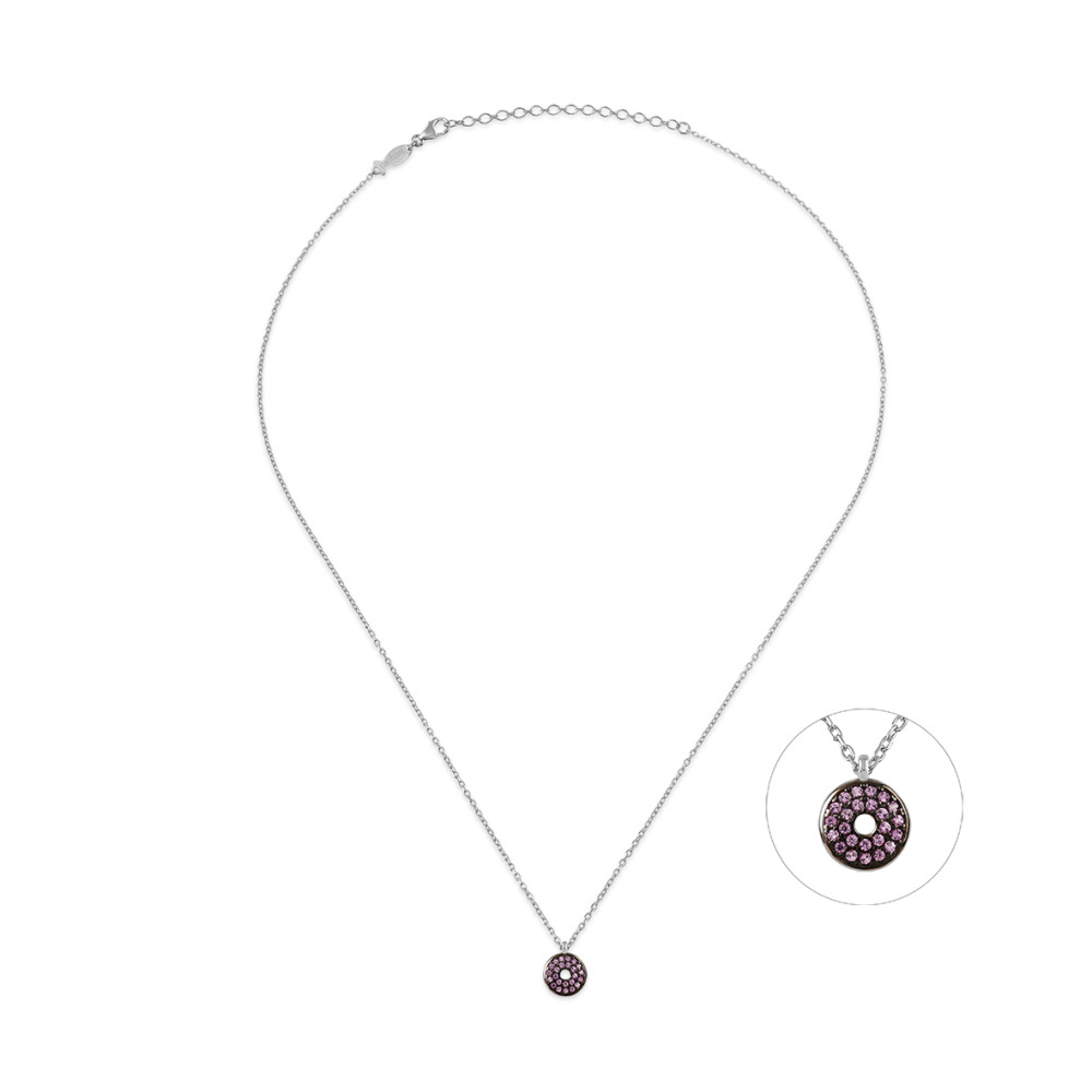 Mini Magic Disc, Sterling Silver Necklace.