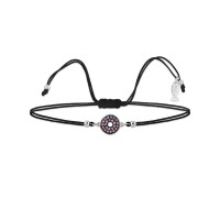 Mini Magic Disc, Sterling Silver Bracelet (String).