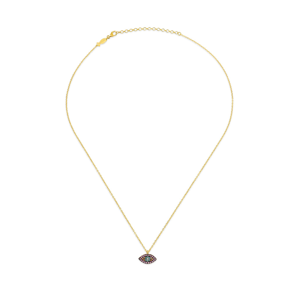 Ojo, Sterling Silver Necklace.