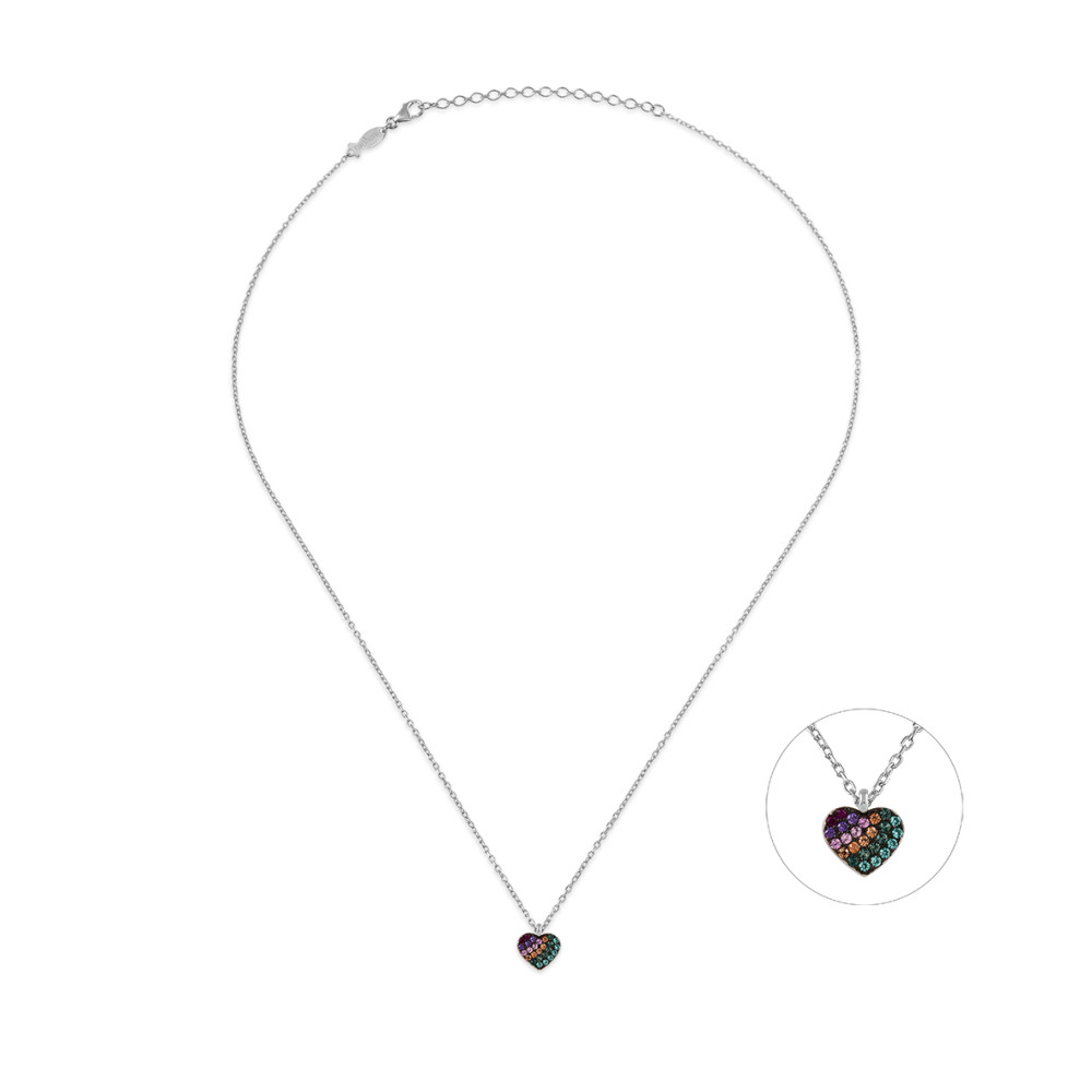 Cuore, Sterling Silver Necklace.