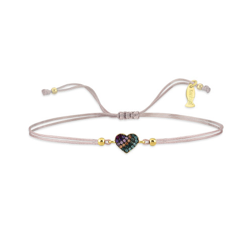 Cuore, Sterling Silver Bracelet (String).