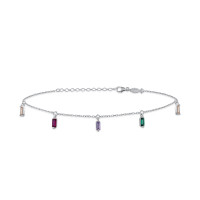 Abby, Sterling Silver Anklet.