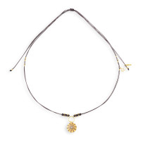 Sea Urchin, Sterling Silver Necklace (String).