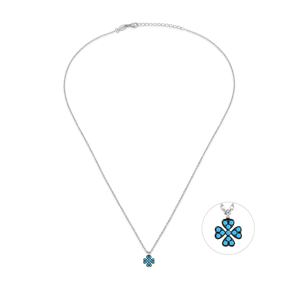 Good Luck Kiss, Sterling Silver Necklace.