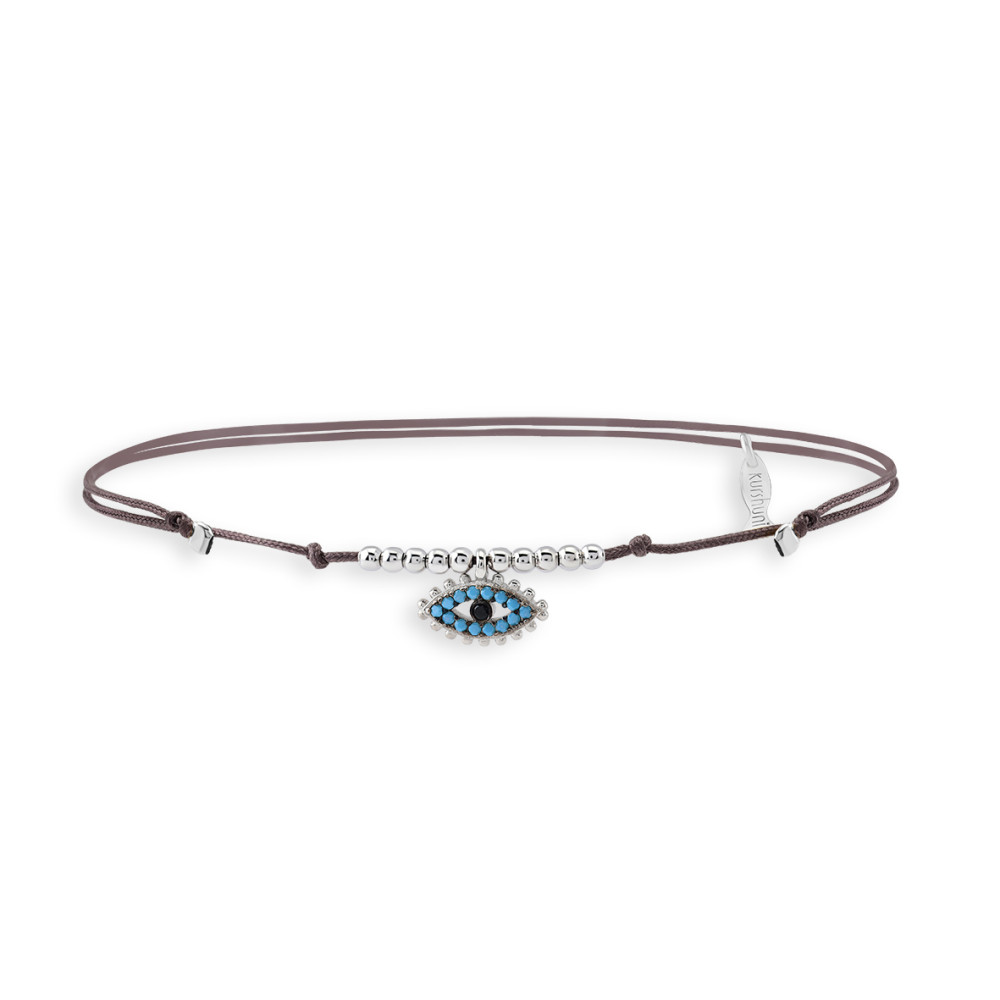 Nazar, Sterling Silver Anklet (String).