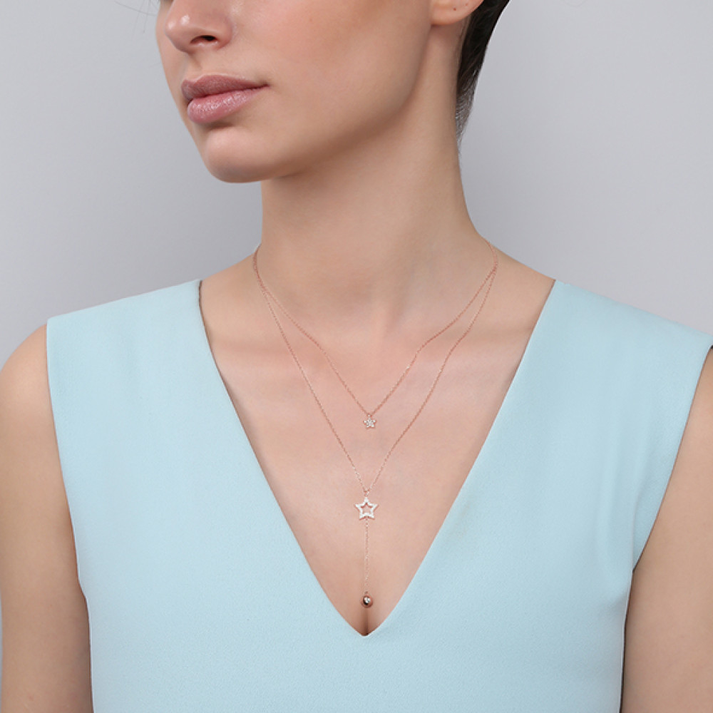 Altair(Duo), Sterling Silver Necklace.