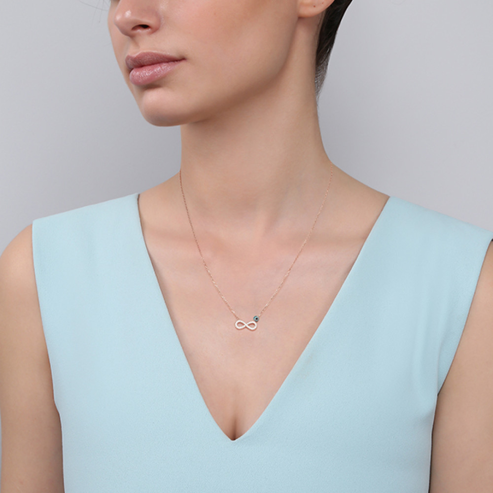 Infinity, Sterling Silver Necklace.