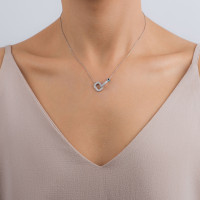 Link, Sterling Silver Necklace.