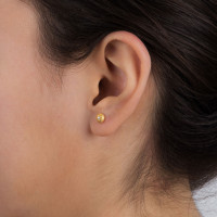 Sea Urchin, Sterling Silver Earring (Sold INDIVIDUALLY).