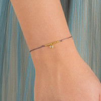 Mini Sun, Sterling Silver Bracelet (String).