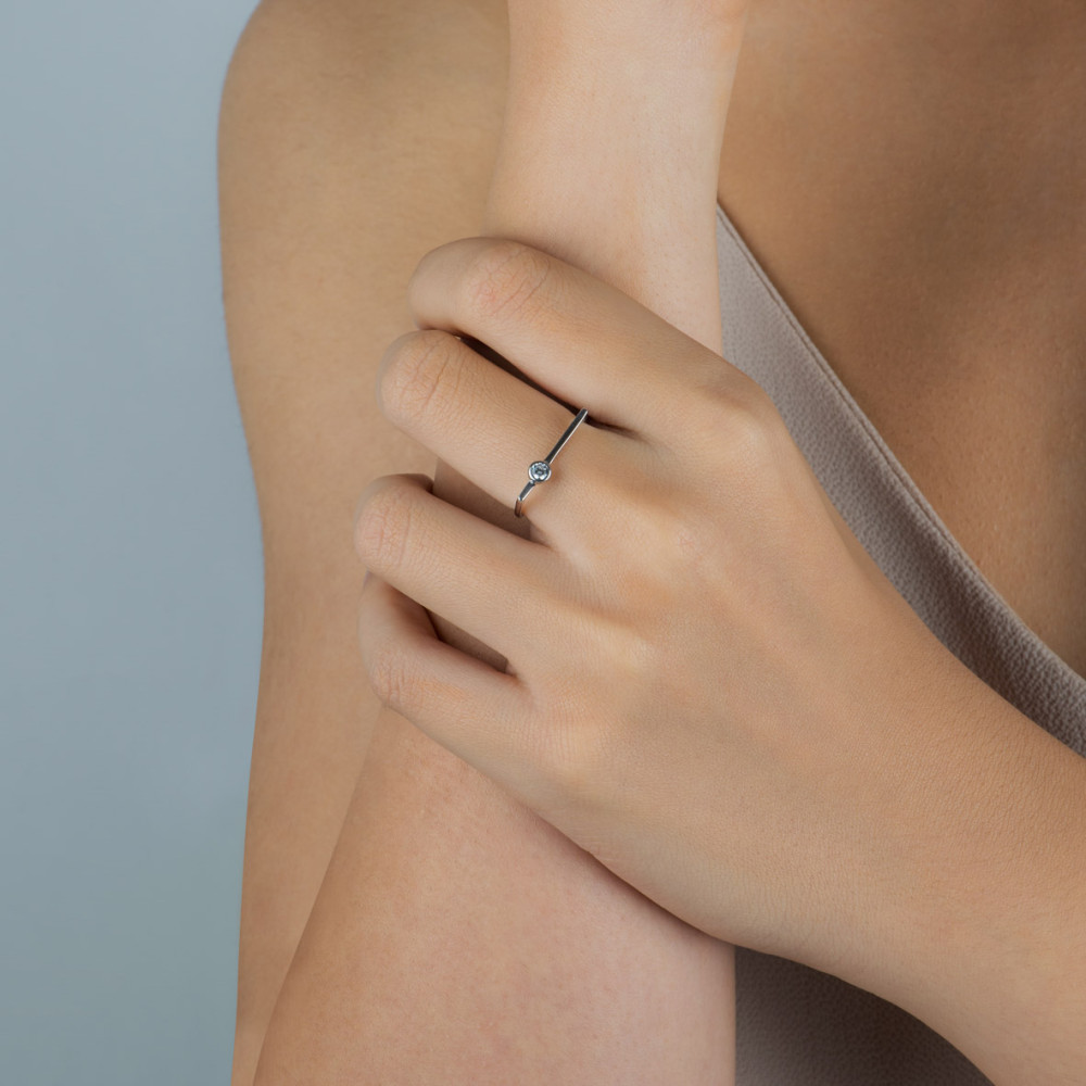 Glint, Sterling Silver Ring.