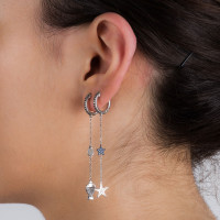 Gipsy Sea, Sterling Silver Earrings Set.