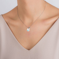 Melagrana Nazar, Sterling Silver Necklace.