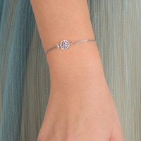 Melagrana Queen , Sterling Silver Bracelet.