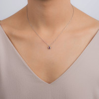 Melagrana Princess, Sterling Silver Necklace.