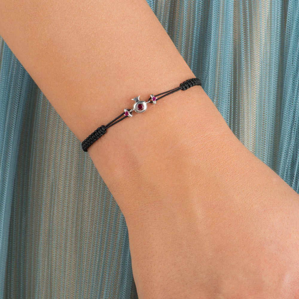 Melagrana Princess, Sterling Silver Bracelet (String).