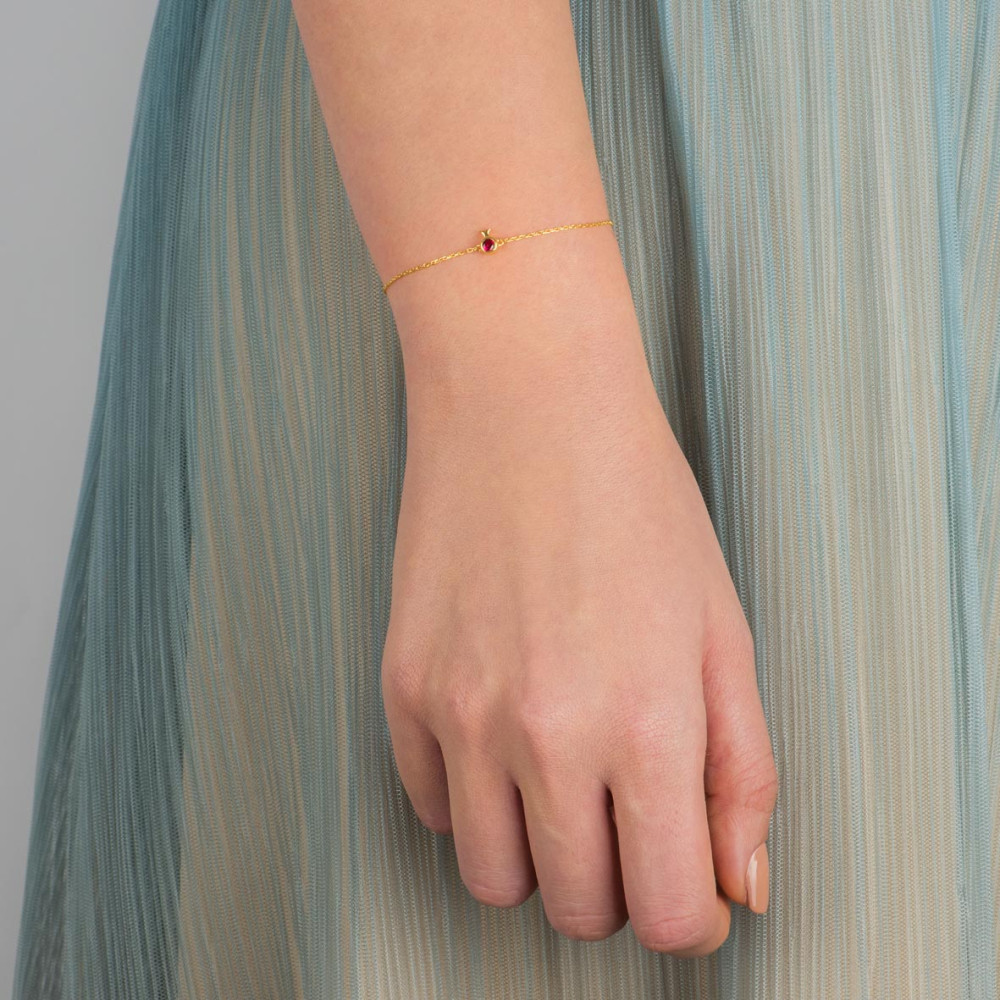 Melagrana Mini, Sterling Silver Bracelet.