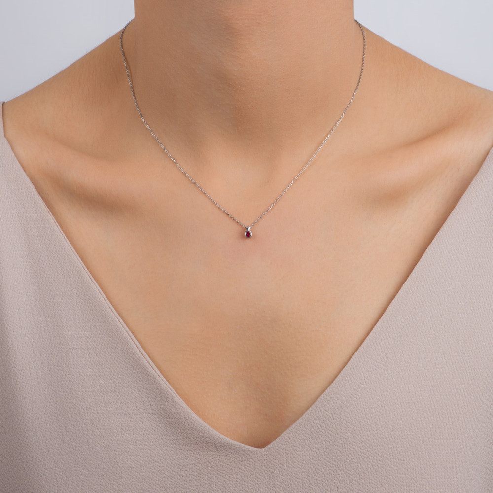 Melagrana Mini, Sterling Silver Necklace.