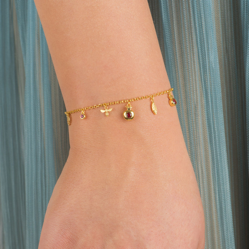 Melagrana Tree, Sterling Silver Bracelet.