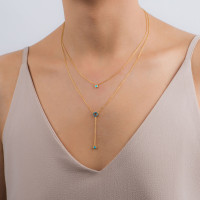 Loop (Duo), Sterling Silver Necklace.