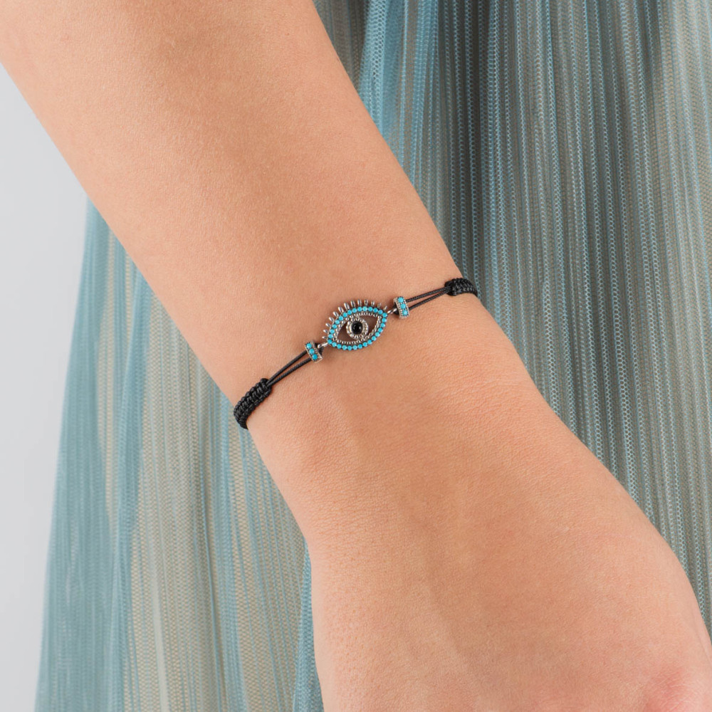 Nazar, Sterling Silver Bracelet (String).